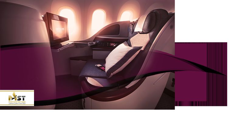 فرست کلاس در Boeing 787 Dreamliner قطر