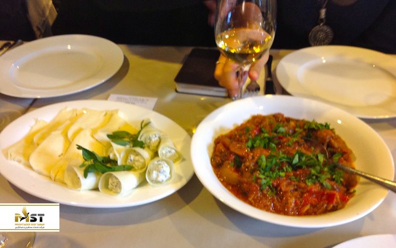 شام رستوران آذرپاشا در تفلیس