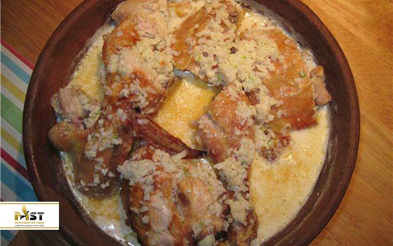 نمونه غذای dining room