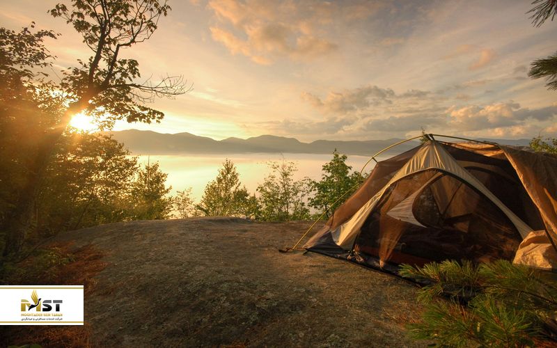 چادر زدن در طبیعت