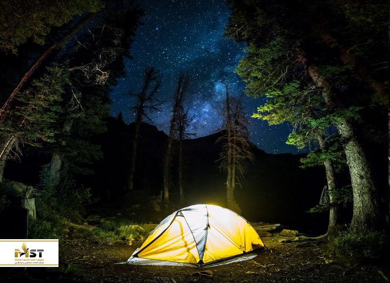 چادر زدن در طبیعت