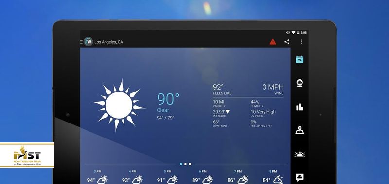  برنامه هواشناسی