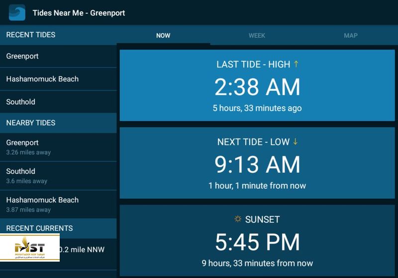  برنامه Tides Near Me