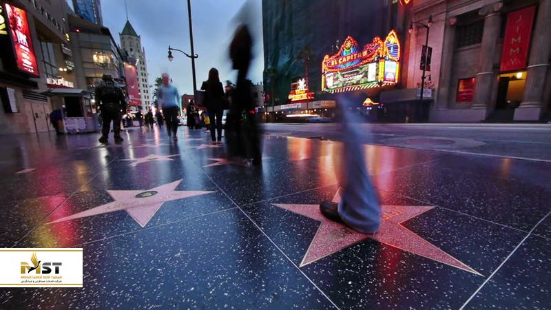 خیابان هالیوود در آمریکا