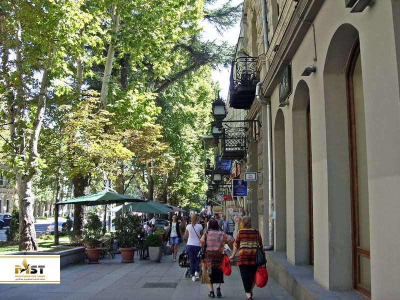 خیابان روستاولی در گرجستان