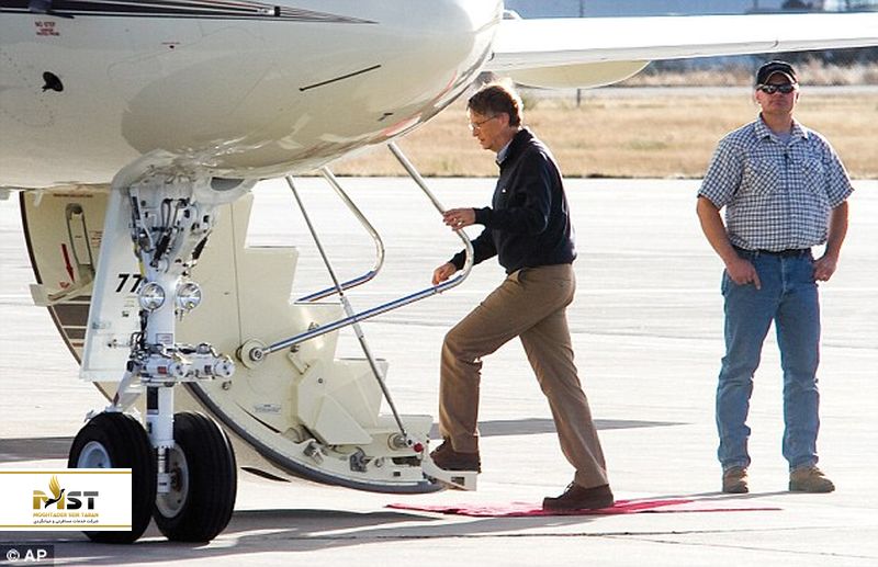 جت خصوصی بیل گیتس