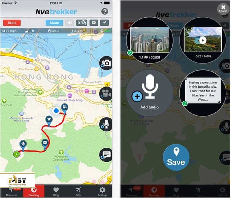 اپلیکیشن لایو ترکر