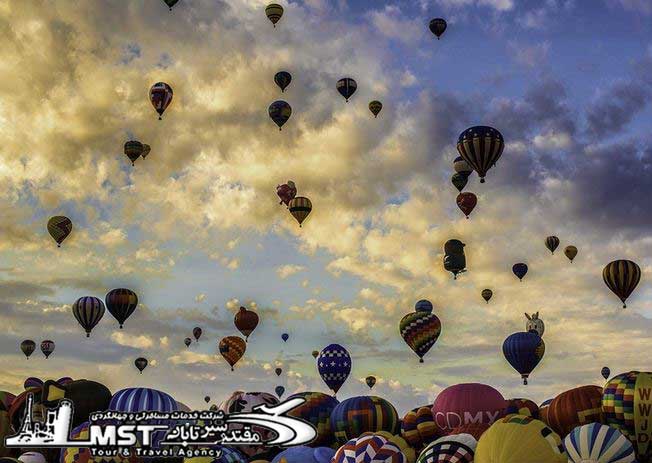 فستیوال بالن ها,فستیوال در آلبوکرک,بالن ها در آلبوکرک مکزیک