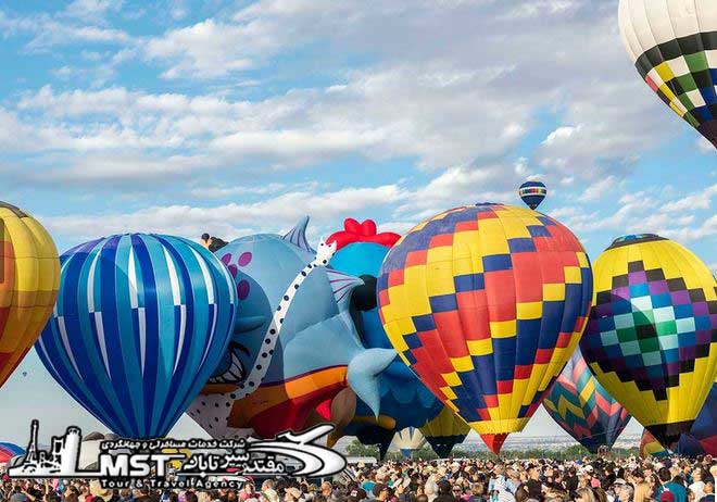 فستیوال بالن ها,فستیوال در آلبوکرک,بالن ها در آلبوکرک مکزیک