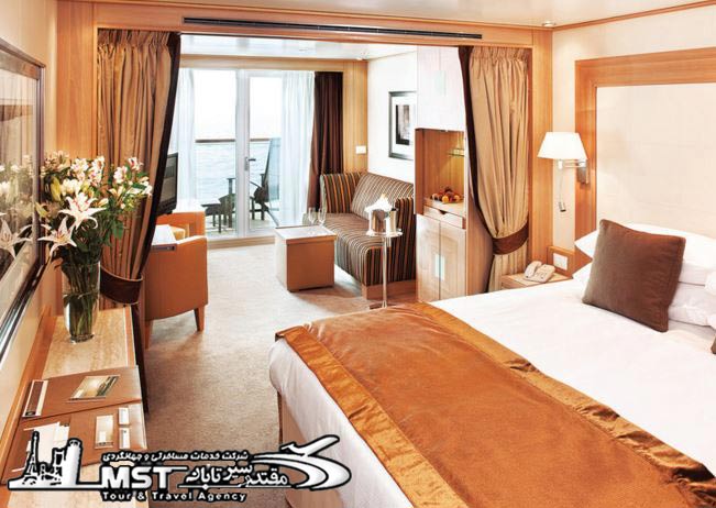 بهترین کابین کشتی های کروز کشتی کروز,اتاق های کشتی کروز,سفر با کشتی کروز,کروز