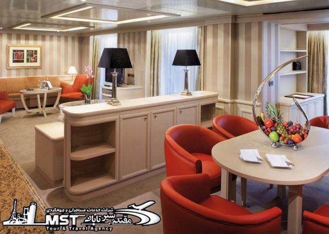 بهترین کابین کشتی های کروز کشتی کروز,اتاق های کشتی کروز,سفر با کشتی کروز,کروز