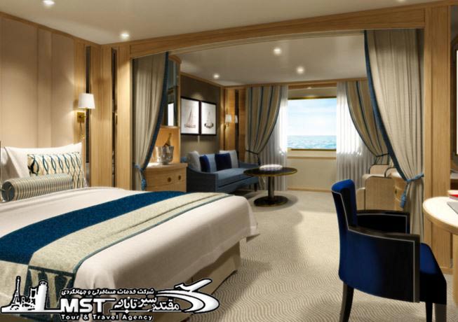 بهترین کابین کشتی های کروز کشتی کروز,اتاق های کشتی کروز,سفر با کشتی کروز,کروز