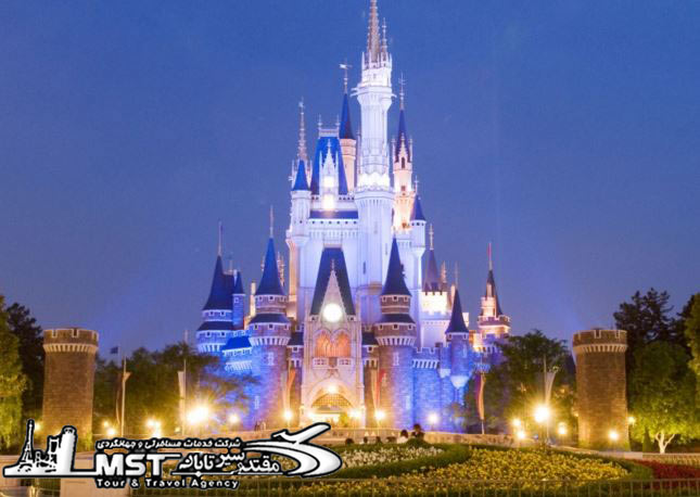 چندین جذابیت گردشگری در دنیا دیزنی لند,مکان های دیدنی دنیا ,فضا های پر بازدید دنیا